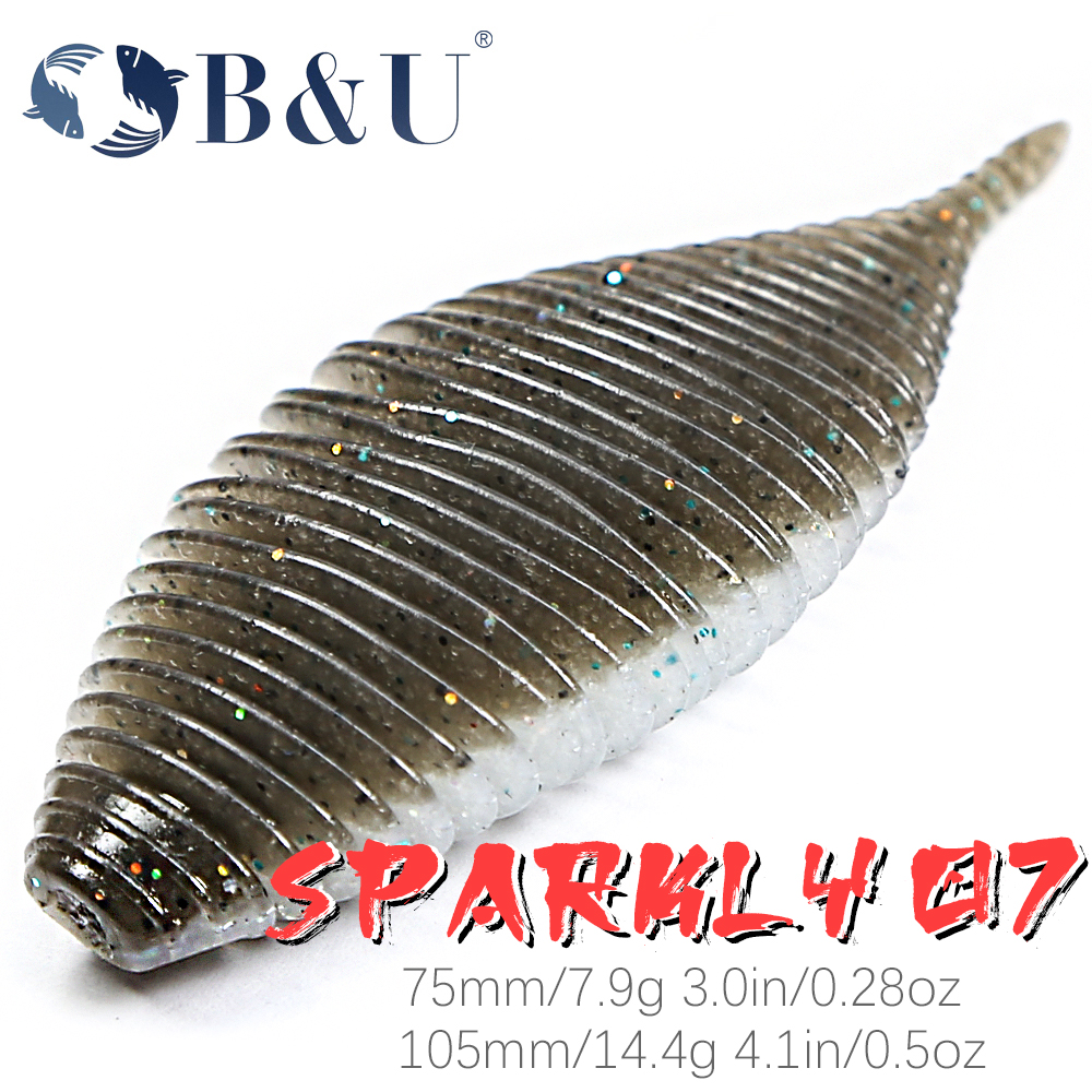 Fishing Lure Soft Plastic - B&U BELLOWS GILL 75/105 Fishing Lure