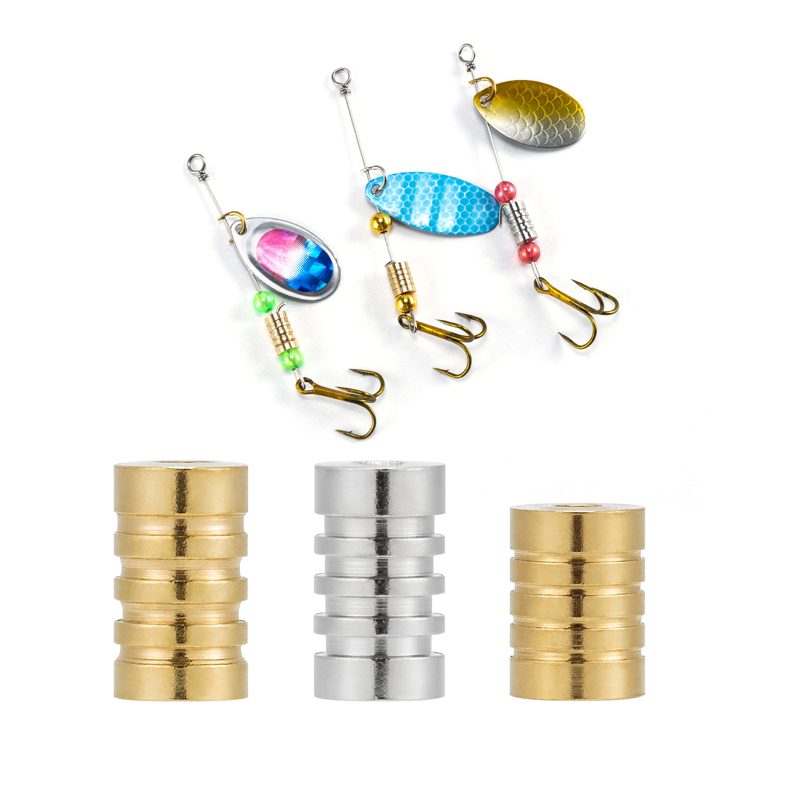 Fishing Lure Spinner - 10PCS Fishing Spinner Bead Lure Bodies