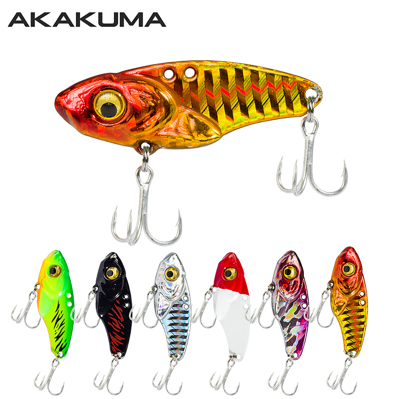 Fishing Lure Spoon - 6PCS Metal VIB Lure 5g 7g