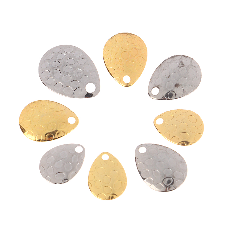 Fishing Lure Spinner - 20Pcs Metal Waterdrops Shape Fishing Spinner