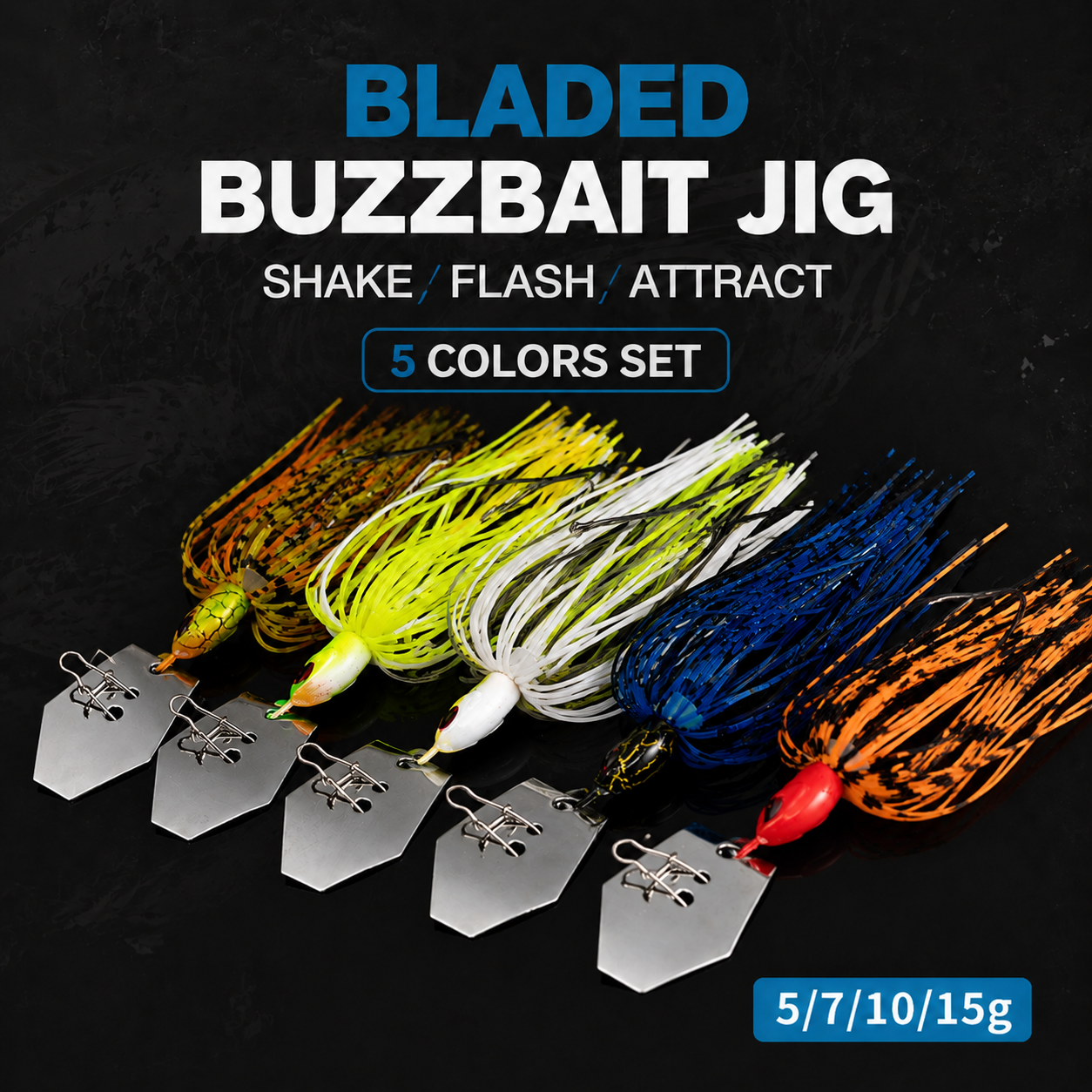 Spinnerbait Lure Set Silicone  - đánh giá và giá Fishing Lure Blade Bait