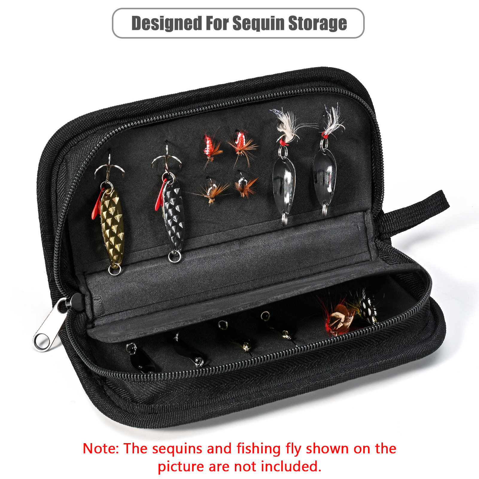EVA Fishing Sequins Storage Ba - đánh giá và giá Fishing Lure Spoon