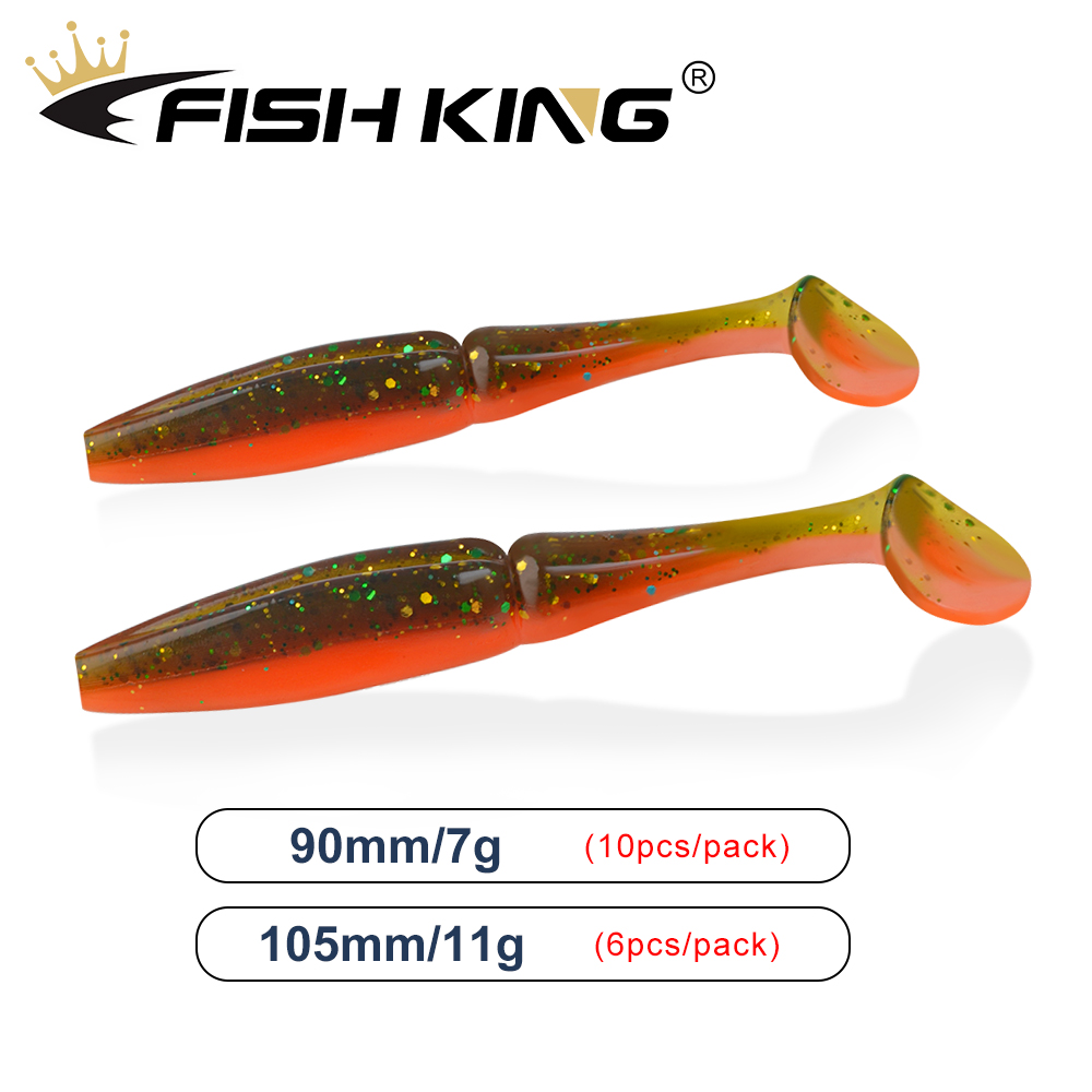 FISH KING One Up Shad Fishing  - đánh giá và giá Fishing Lure Soft Plastic