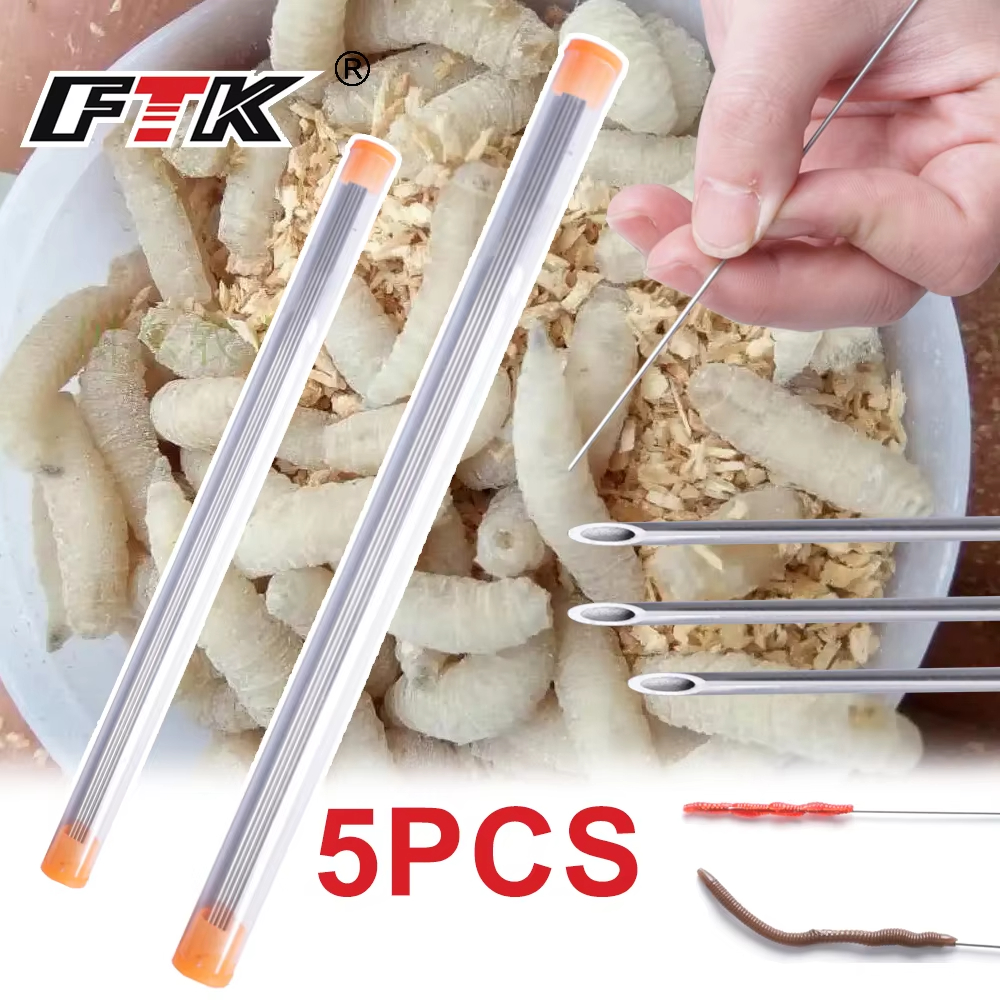 Earthworm Hooking Needle Stain - đánh giá và giá Fishing Lure Making Kit