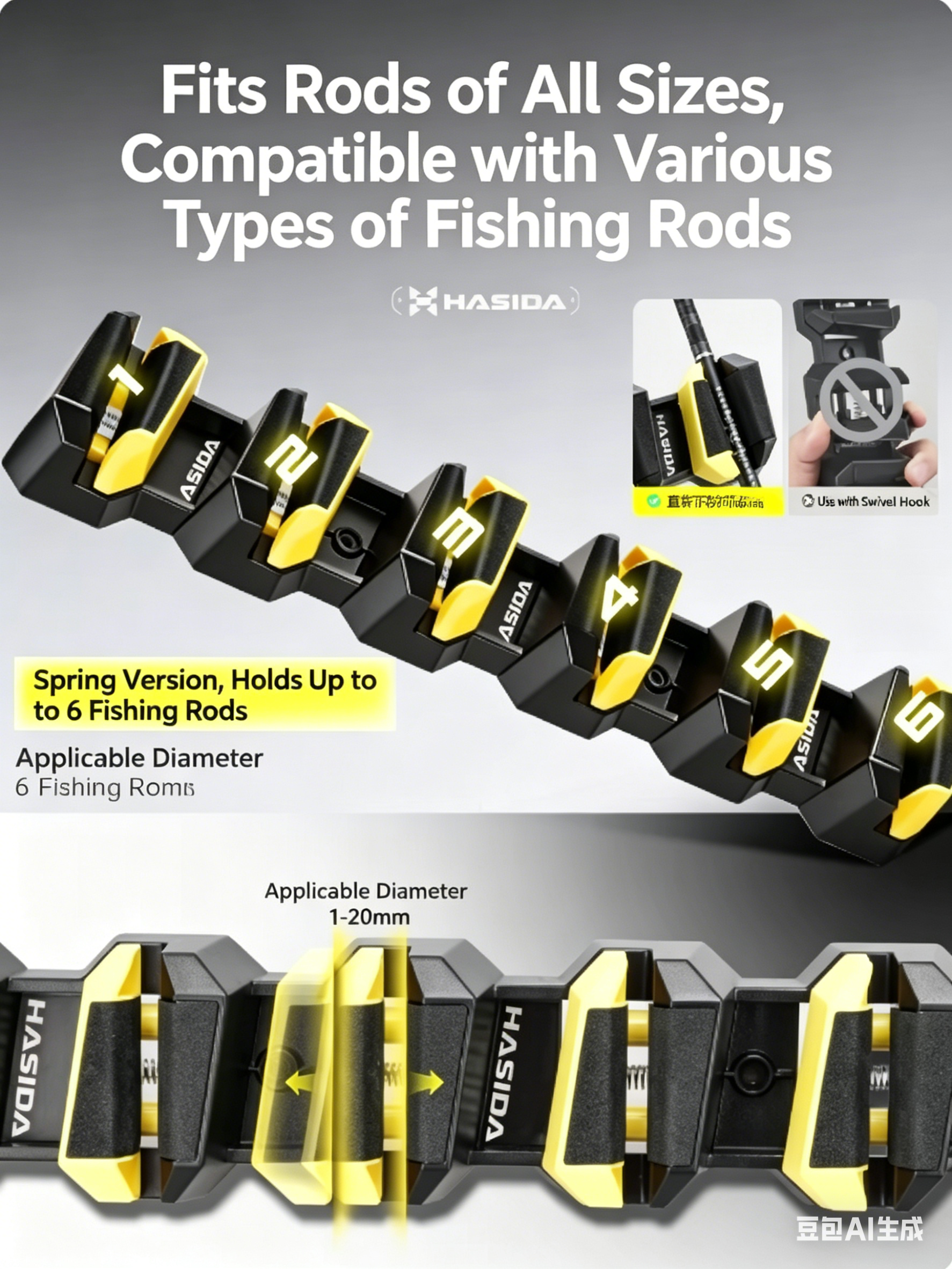 HISTAR Soft Rubber Wall-Mounte - đánh giá và giá Fishing Lure Accessories