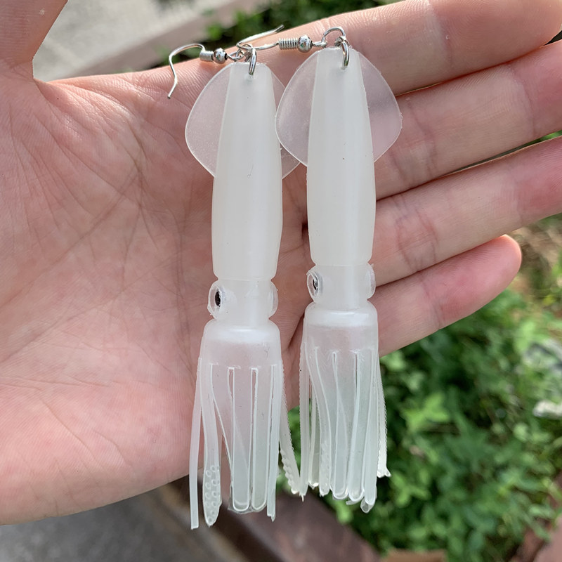 Noctilucence/Color Tube Squid  - đánh giá và giá Fishing Lure Soft Plastic