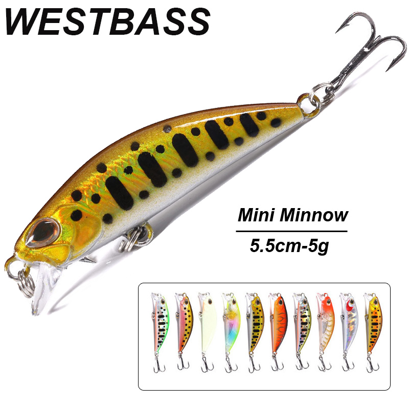 WESTBASS 1PX Micro Minnow Lure - đánh giá và giá Fishing Lure Jerkbait