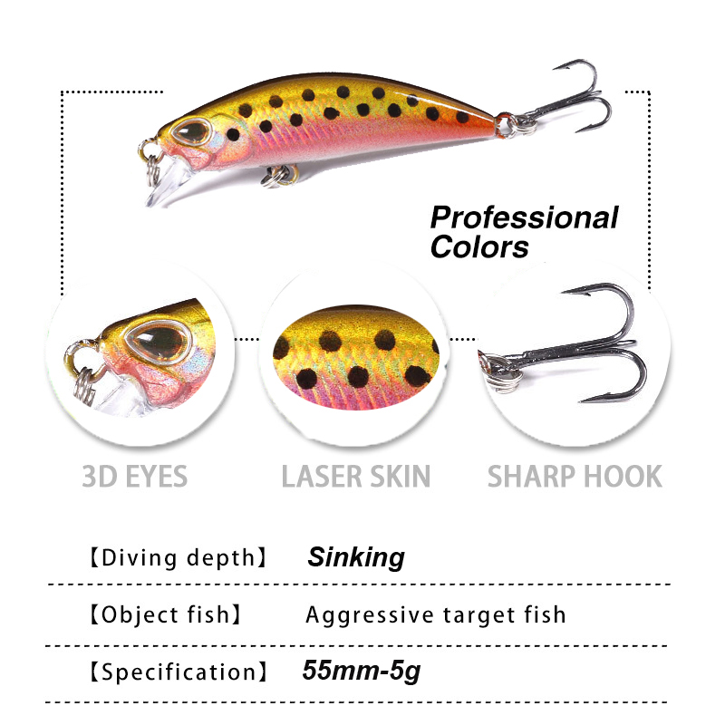 WESTBASS 1PX Micro Minnow Lure - đánh giá và giá Fishing Lure Jerkbait