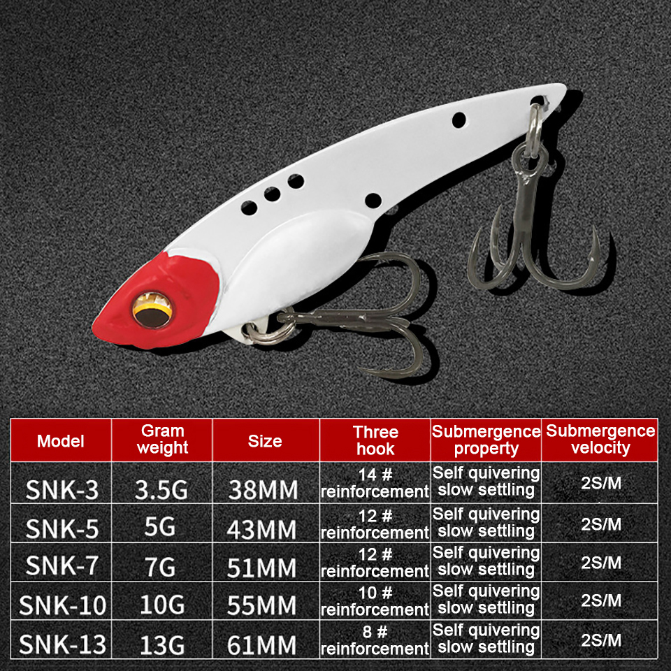 GOBYGO 3.5G-13G Metal VIB Fish - đánh giá và giá Fishing Lure Swimbait