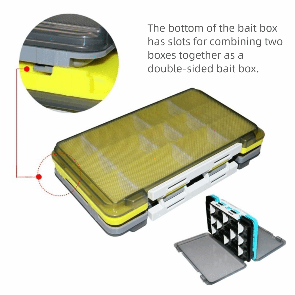 Double Side Fishing Tackle Box - đánh giá và giá Fishing Lure Spinner