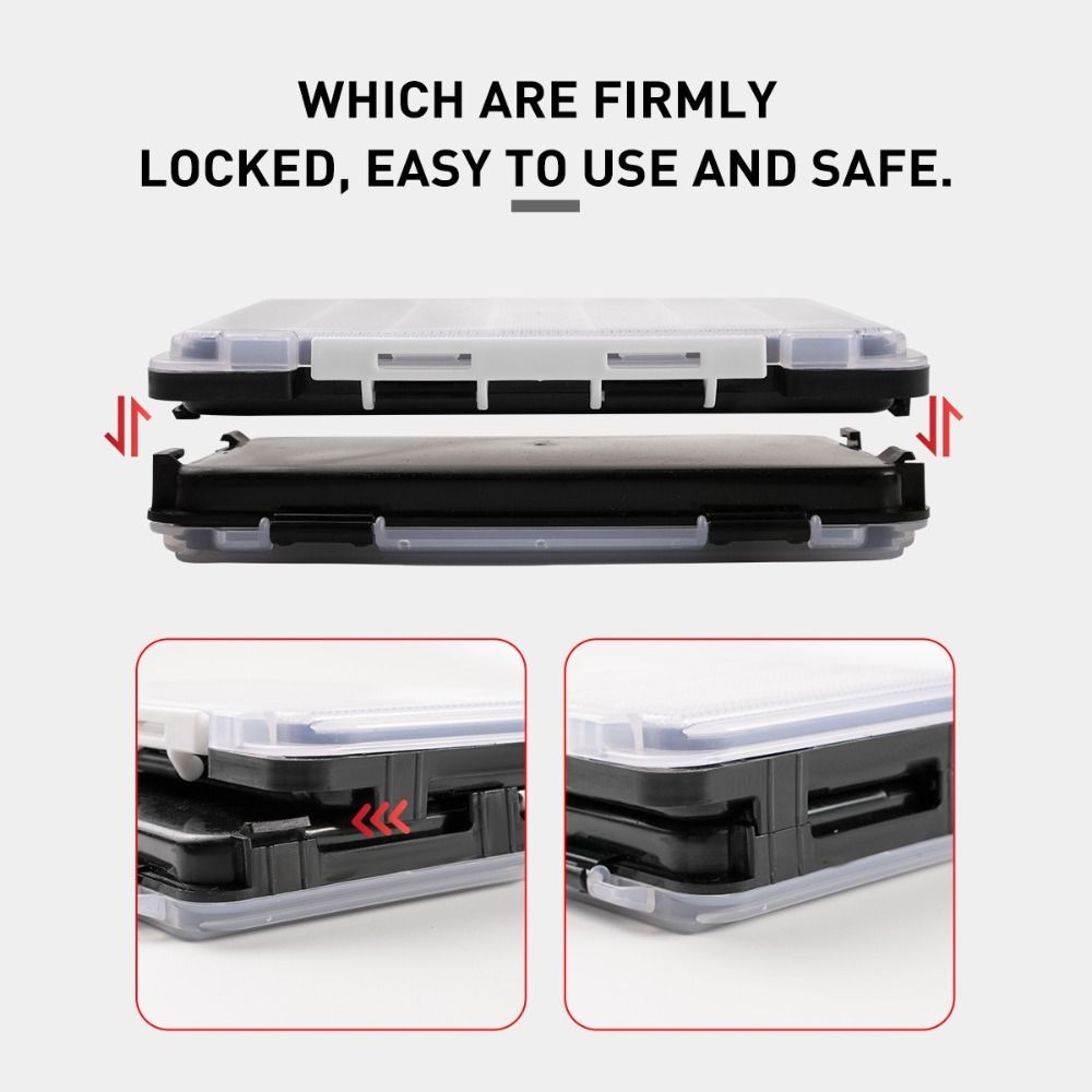 Double Side Fishing Tackle Box - đánh giá và giá Fishing Lure Spinner
