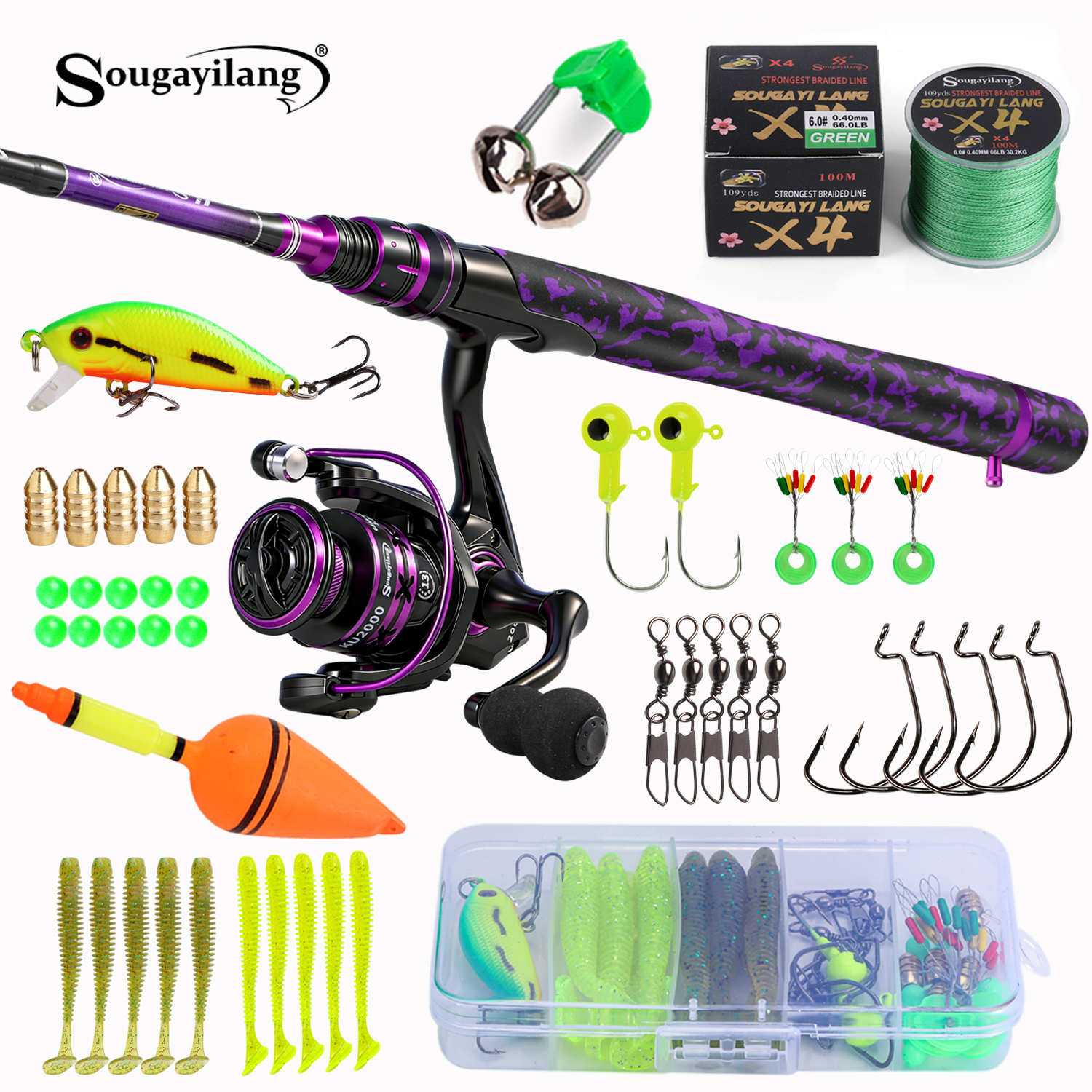 Sougayilang Spinning Fishing R - đánh giá và giá Fishing Lure Spinner