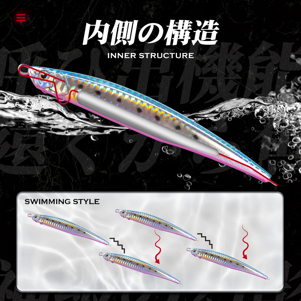 Hunthouse fishing Press heavy  - đánh giá và giá Fishing Lure Jerkbait