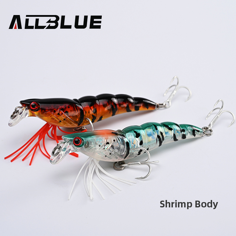 ALLBLUE 3D Flash Shrimp 70mm 7 - đánh giá và giá Fishing Lure Buzzbait