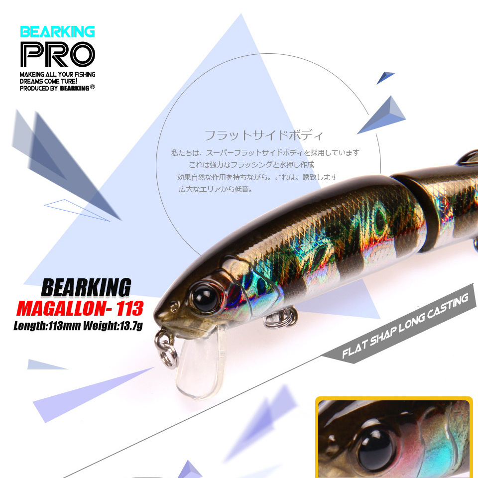 Bearking 1PC 113mm 13.7g Hard  - đánh giá và giá Fishing Lure Crankbait