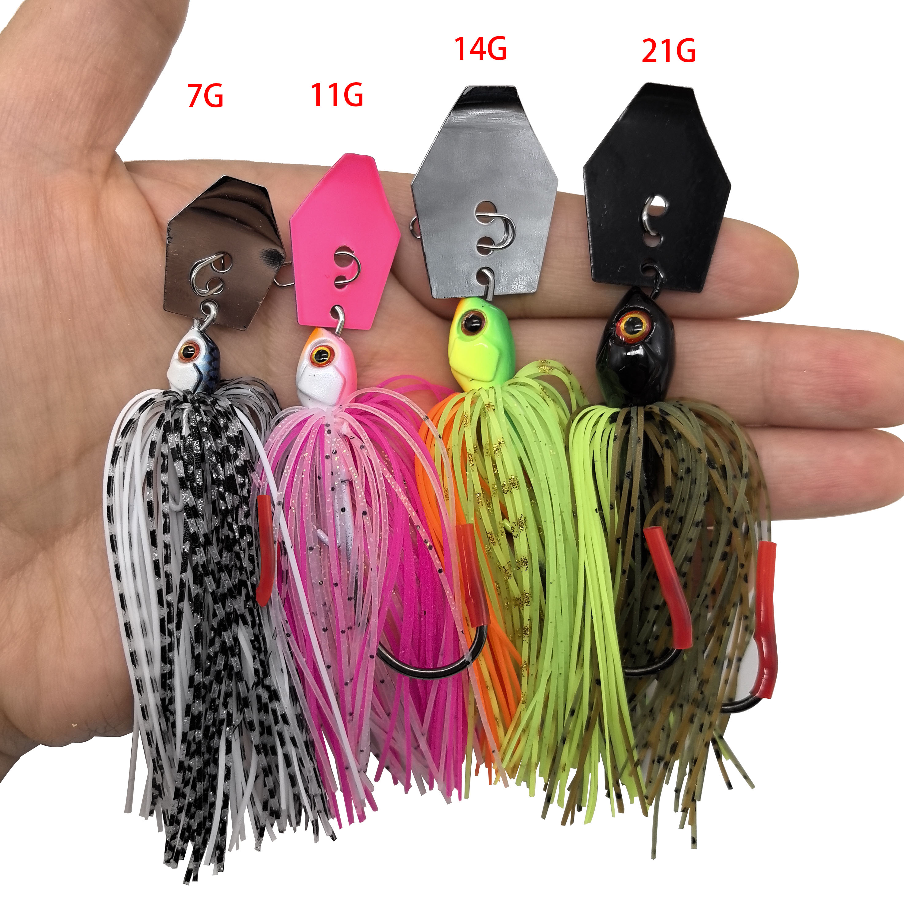 Mycena 7G/9G/11G/14G/21G fishi - đánh giá và giá Fishing Lure Buzzbait