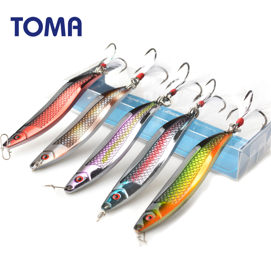TOMA Metal Zinc Spoon Fishing  - đánh giá và giá Fishing Lure Crankbait