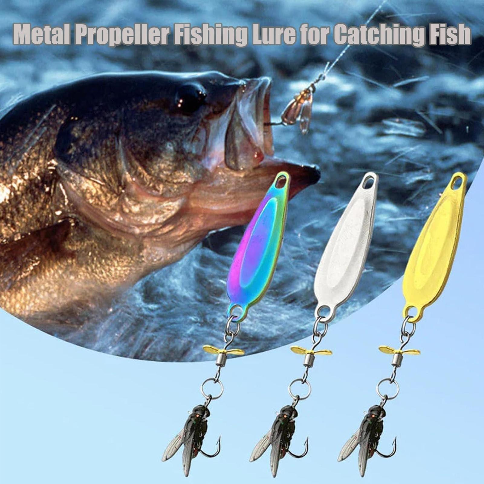 3 Pack Metal Spinner Baits 3D  - đánh giá và giá Fishing Lure Blade Bait