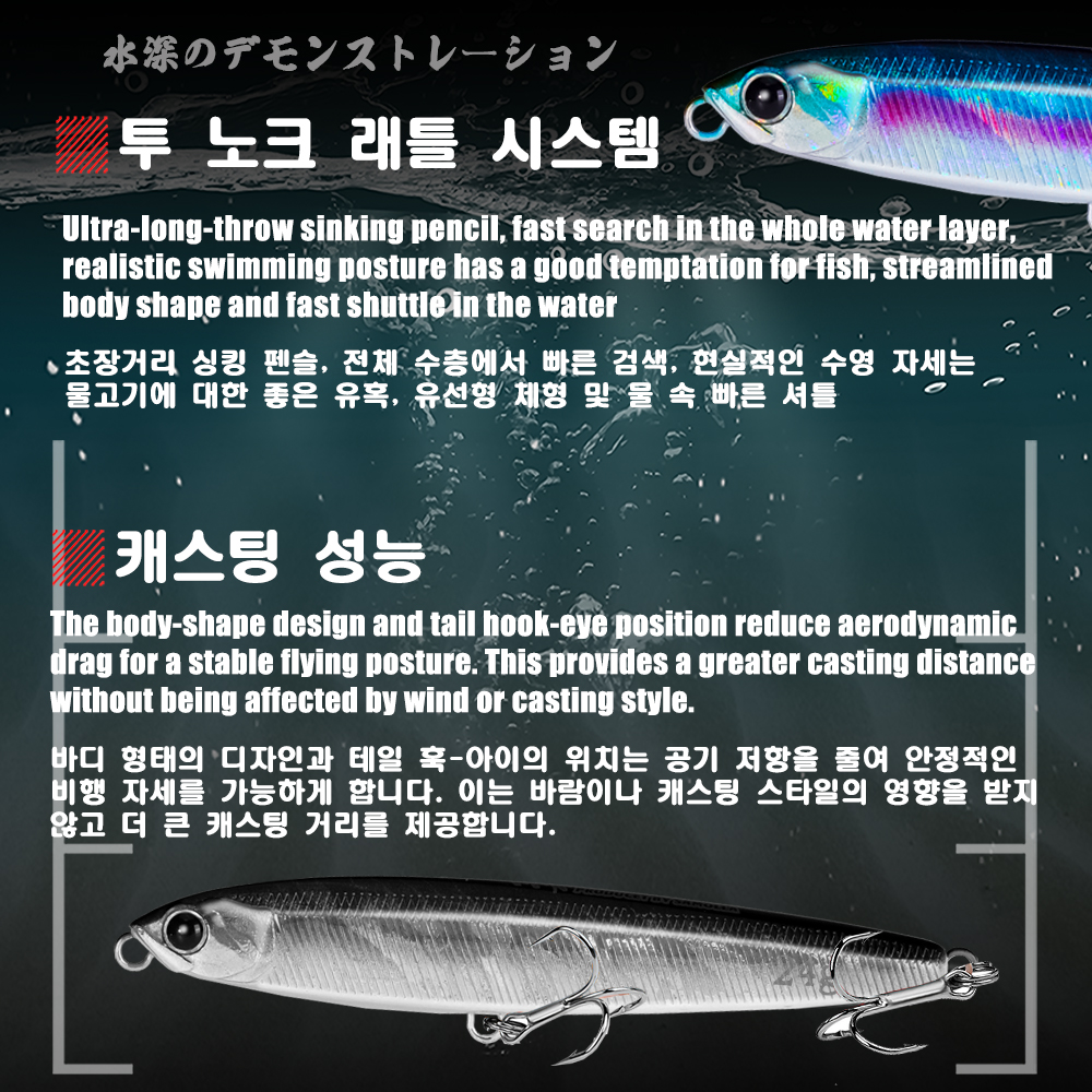 Fishing Lure 4pcs/set Pencil S - đánh giá và giá Fishing Lure Spoon