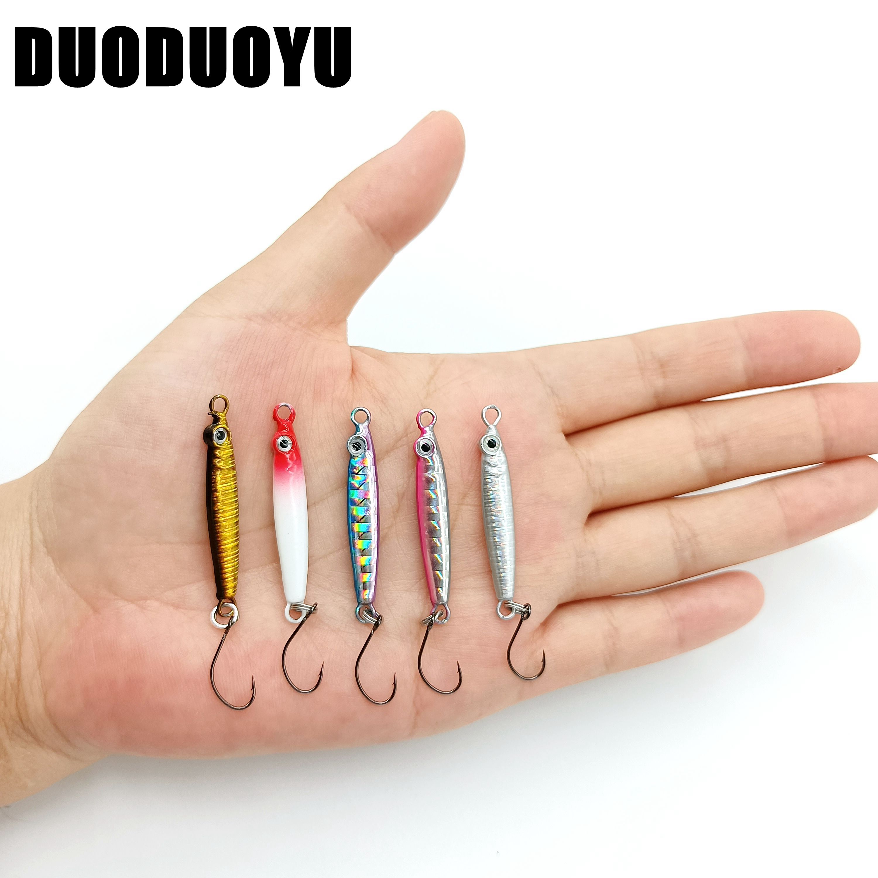 DUODUOYU 5PCS Mini  Metal Jig  - đánh giá và giá Fishing Lure Soft Plastic