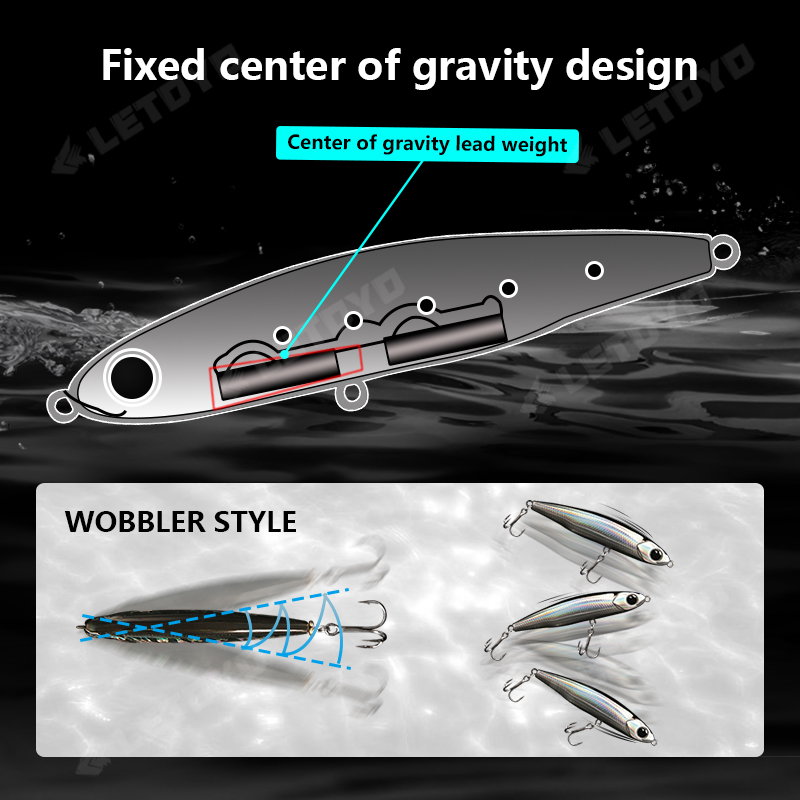 LETOYO Sinking Pencil 17g 12g- - đánh giá và giá Fishing Lure Swimbait
