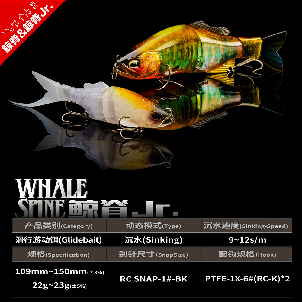 Ravencraft Whale-Spine JR 109m - đánh giá và giá Fishing Lure Popper