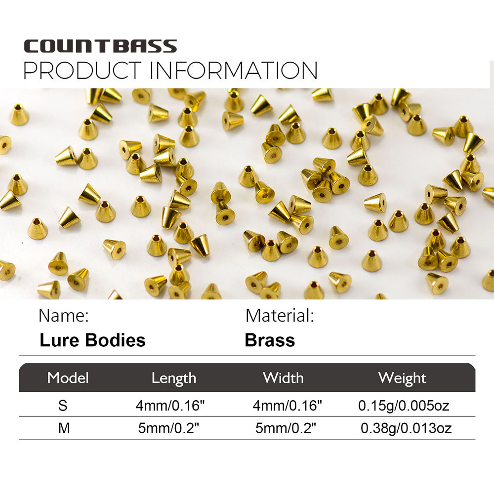Countbass 10pcs Solid Brass Co - đánh giá và giá Fishing Lure Buzzbait