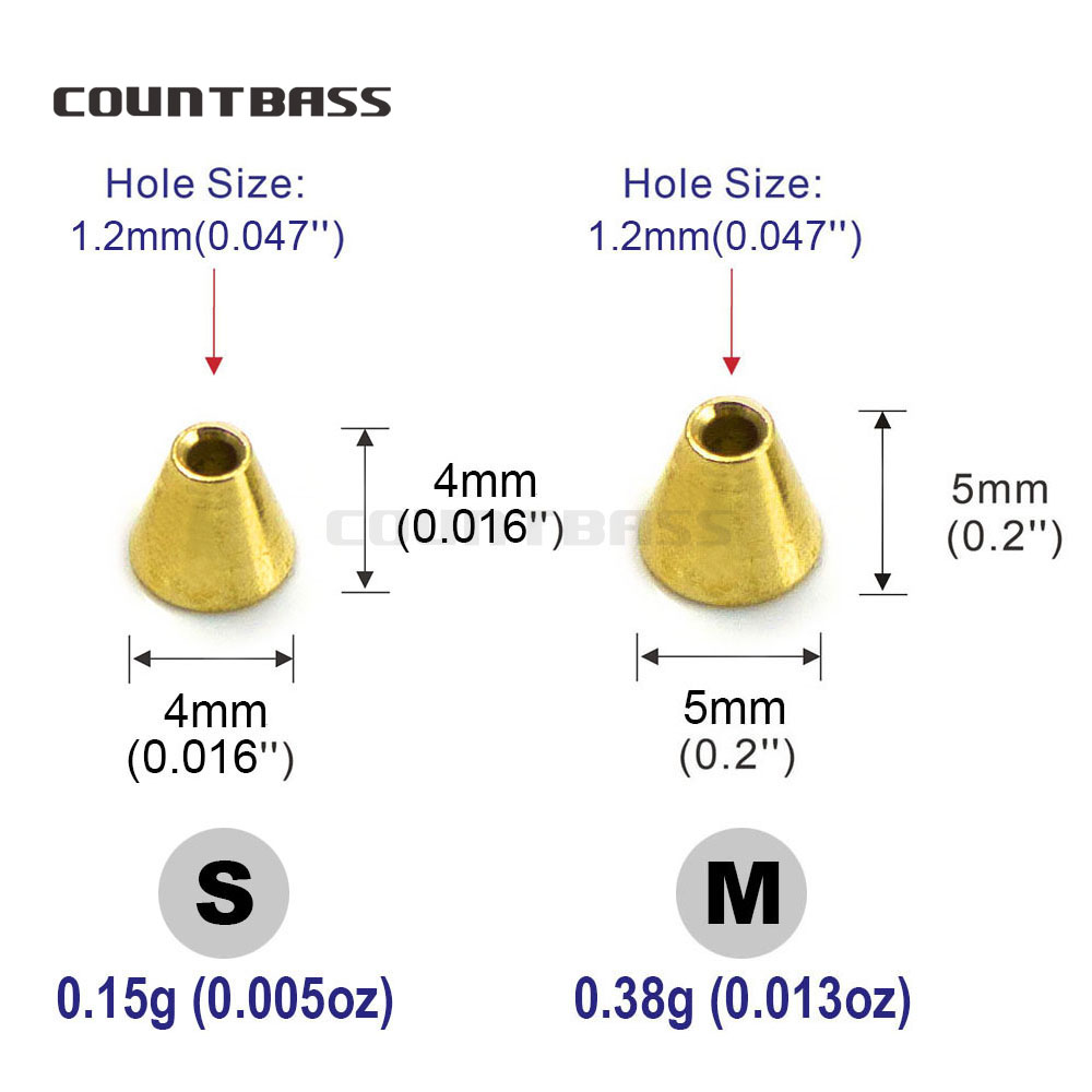 Countbass 10pcs Solid Brass Co - đánh giá và giá Fishing Lure Buzzbait