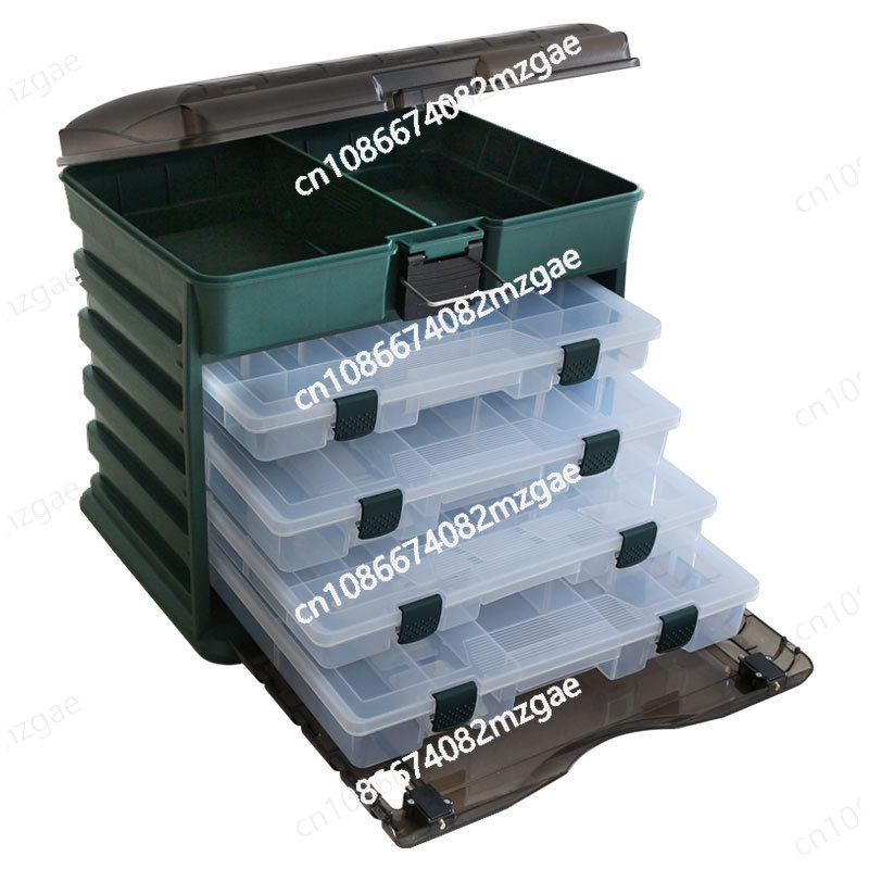 Medium 4-layer portable lure b - đánh giá và giá Fishing Lure Box