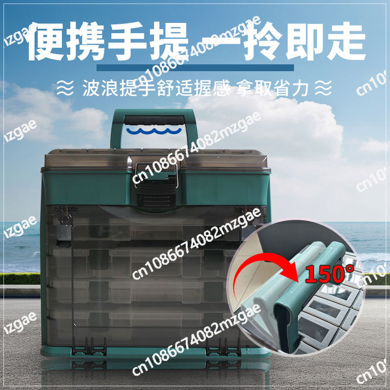 Medium 4-layer portable lure b - đánh giá và giá Fishing Lure Box