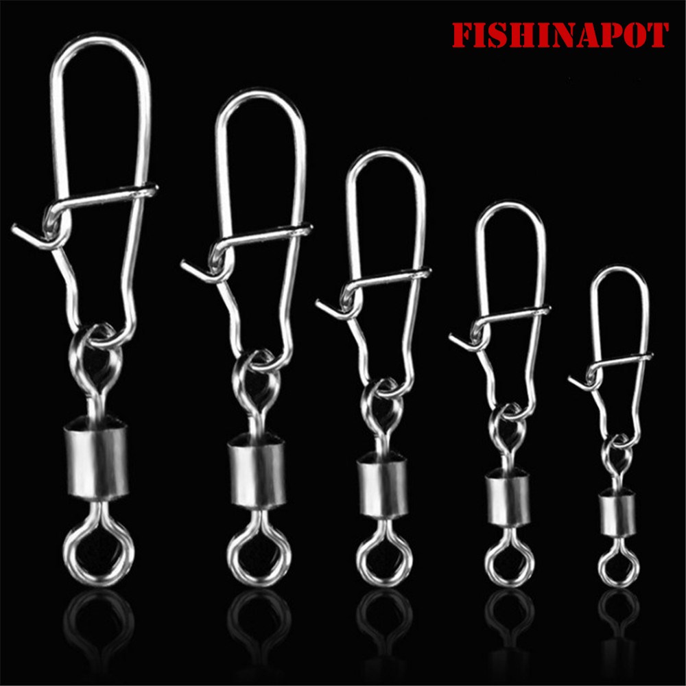 FISHINAPOT 30pcs/lot 2#-10# St - đánh giá và giá Fishing Lure Spinner