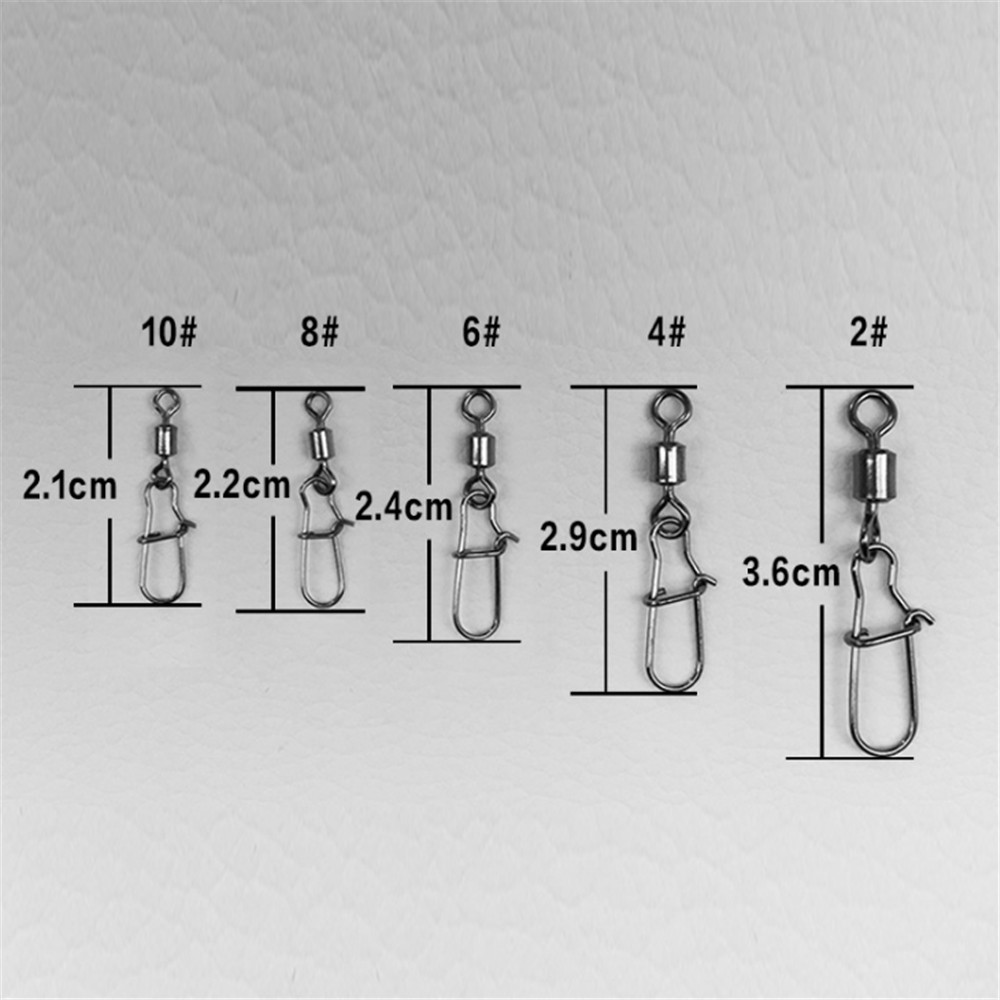 FISHINAPOT 30pcs/lot 2#-10# St - đánh giá và giá Fishing Lure Spinner