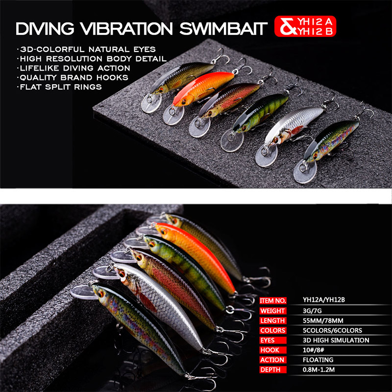 Agoie 3g 7g Popular Jerkbait M - đánh giá và giá Fishing Lure Popper