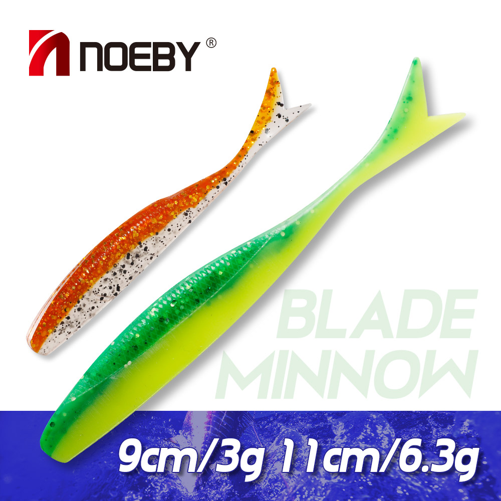 NOEBY Soft Lure Blade Minnow 9 - đánh giá và giá Fishing Lure Blade Bait
