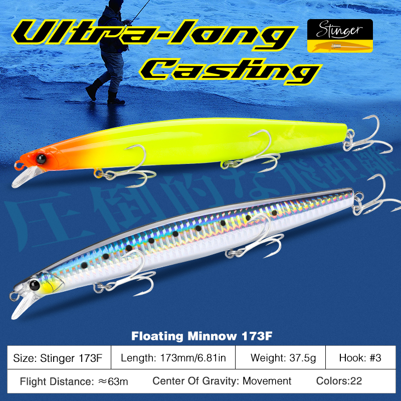 TSURINOYA Shore Fishing STINGE - đánh giá và giá Fishing Lure Topwater