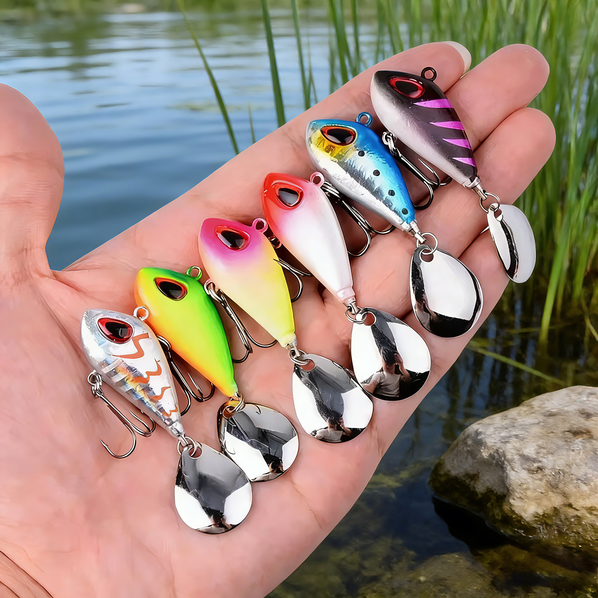 5/6pcs Mini VIB With Spoon Fis - đánh giá và giá Fishing Lure Crankbait