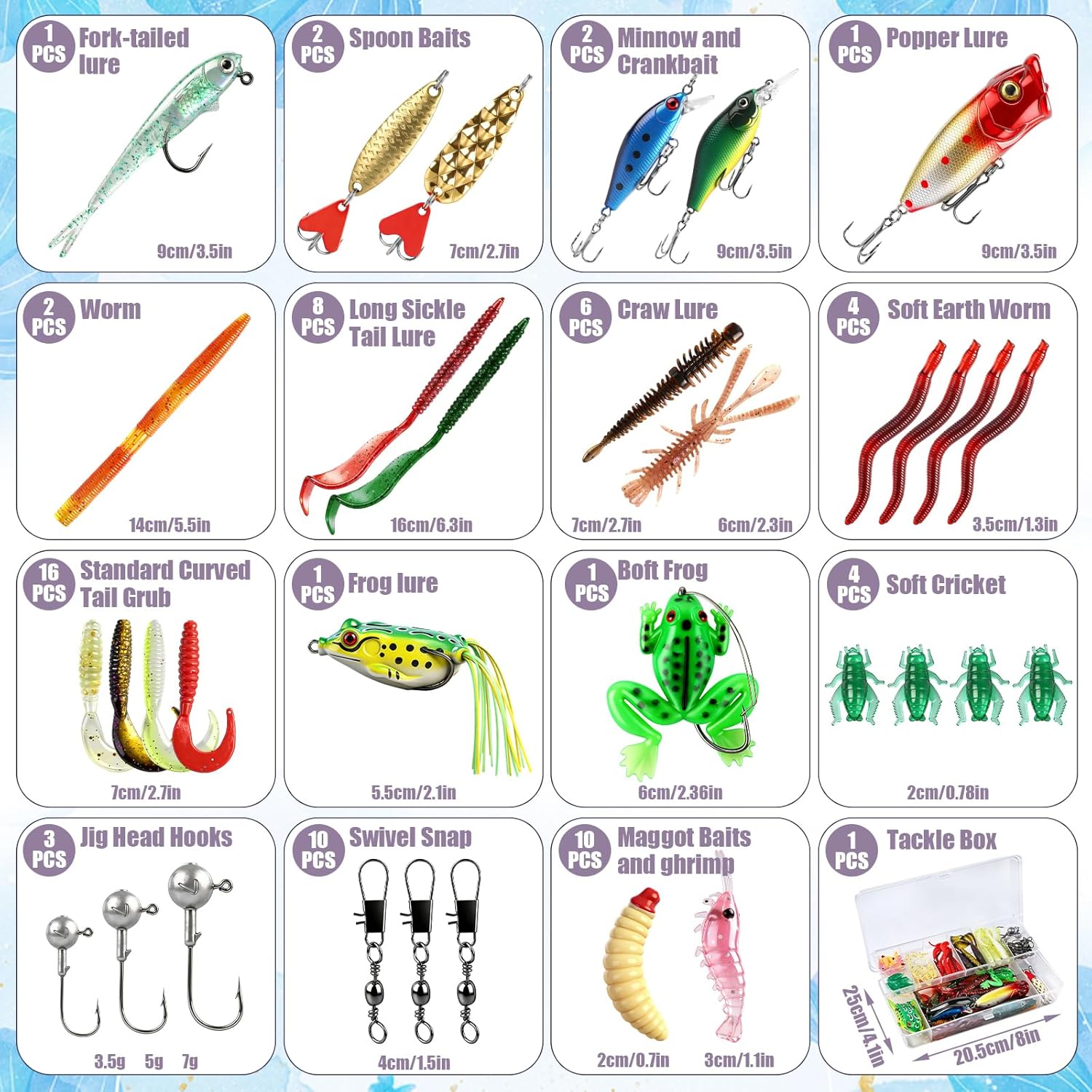 71Pcs Fishing Lures Kit with T - đánh giá và giá Fishing Lure Crankbait