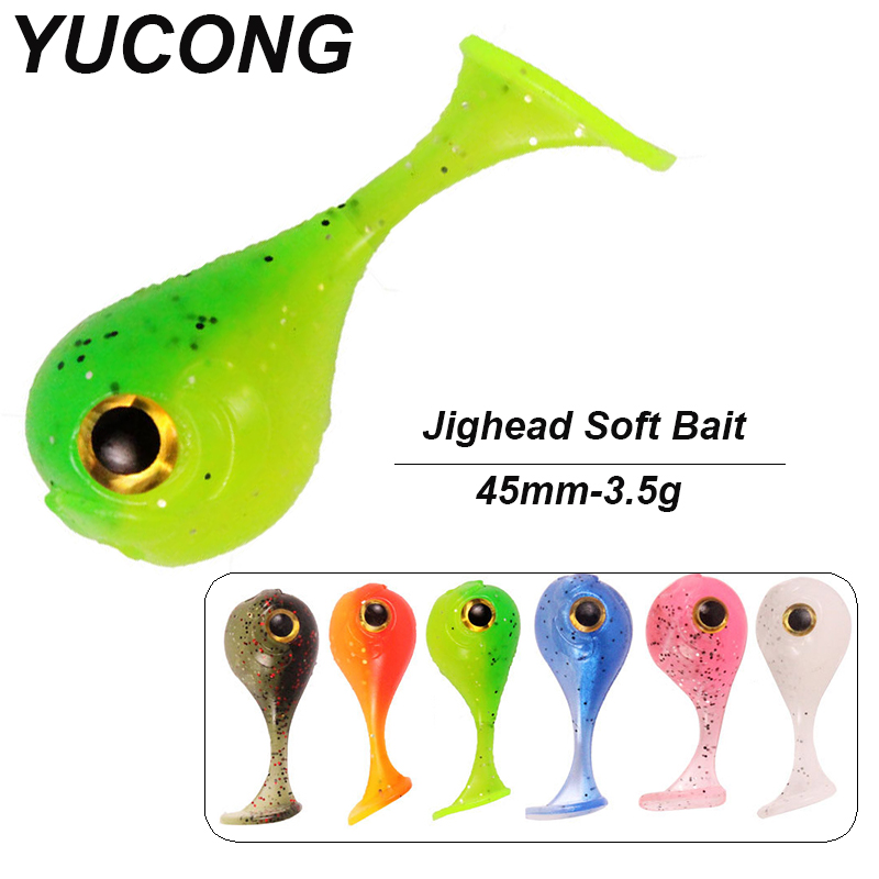 YUCONG 6PCS Jighead Soft Baits - đánh giá và giá Fishing Lure Swimbait