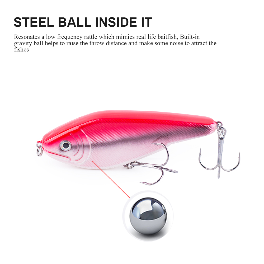 Hanlin NEW Glide Jerkbait 90mm - đánh giá và giá Fishing Lure Jerkbait