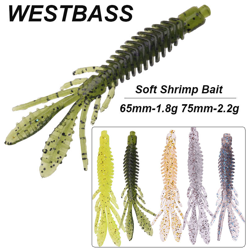 WESTBASS 5PCS Soft Larva Baits - đánh giá và giá Fishing Lure Soft Plastic