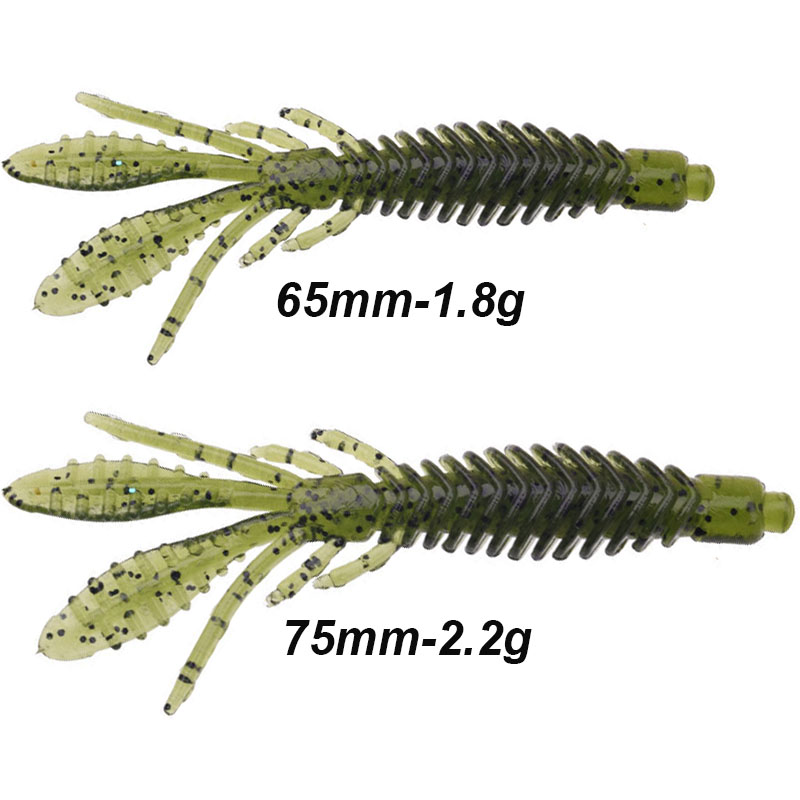 WESTBASS 5PCS Soft Larva Baits - đánh giá và giá Fishing Lure Soft Plastic
