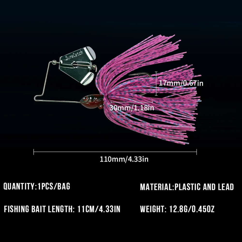 1pcs 12.8g Spinnerbait Fishing - đánh giá và giá Fishing Lure Blade Bait