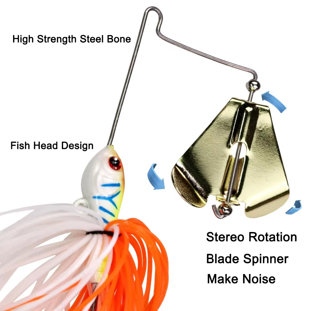 1pcs 12.8g Spinnerbait Fishing - đánh giá và giá Fishing Lure Blade Bait
