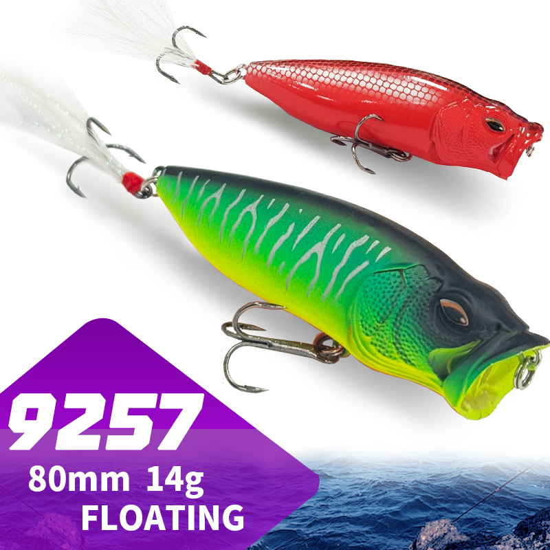 Popper Lure Topwater Bait 80mm - đánh giá và giá Fishing Lure Popper