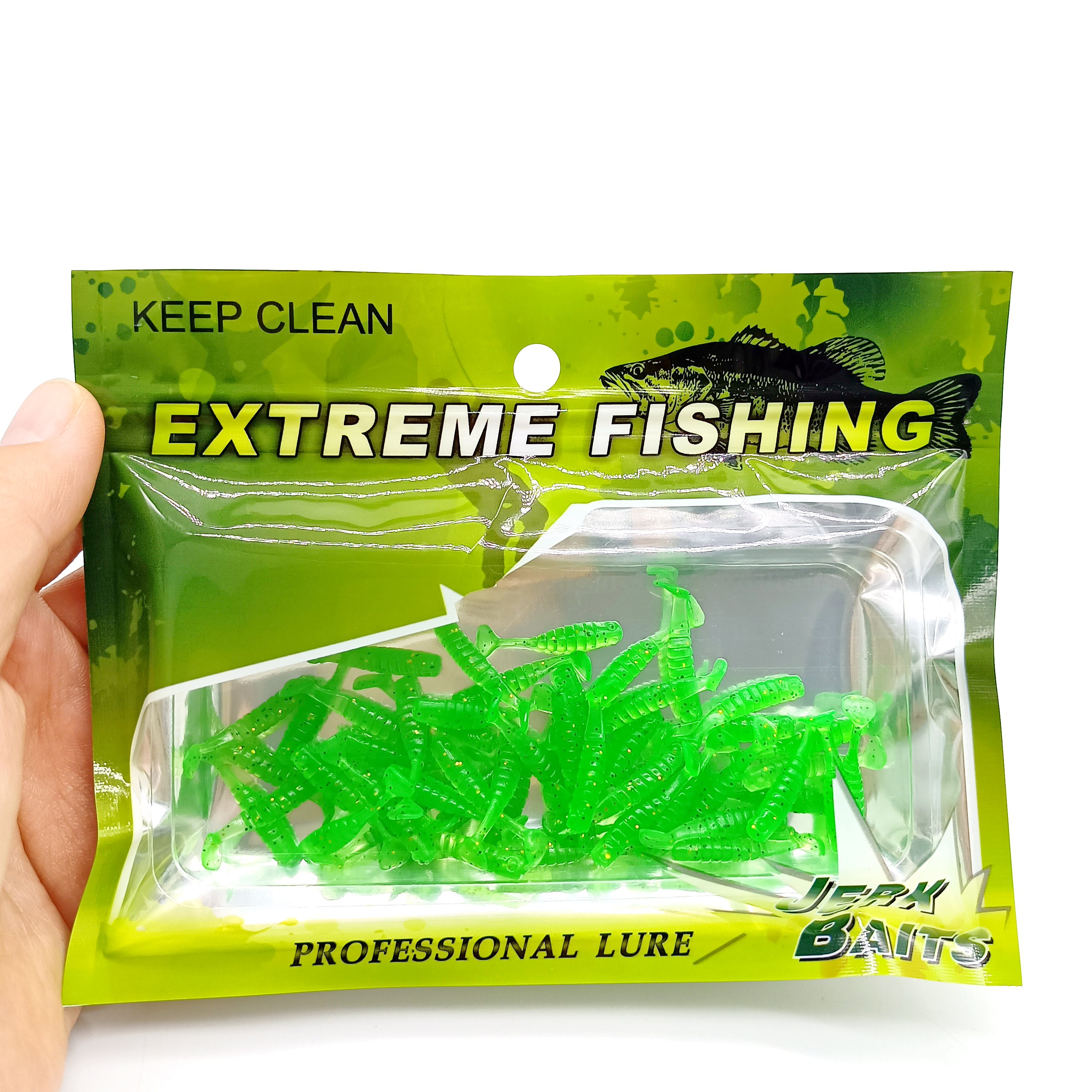 DUODUOYU 50PCS Mini T-tail Sof - đánh giá và giá Fishing Lure Soft Plastic