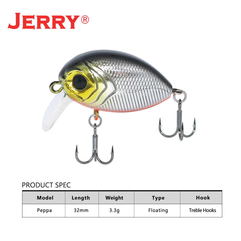 Jerry Peppa Wobbler Lure Float - đánh giá và giá Fishing Lure Crankbait