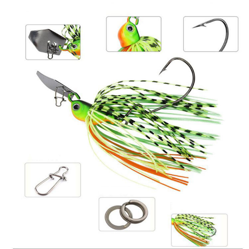Chatter Bait 7g 9g 11g 14g 21g - đánh giá và giá Fishing Lure Buzzbait