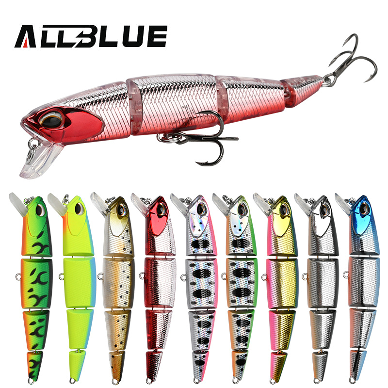 ALLBLUE Professional Jointed S - đánh giá và giá Fishing Lure Popper