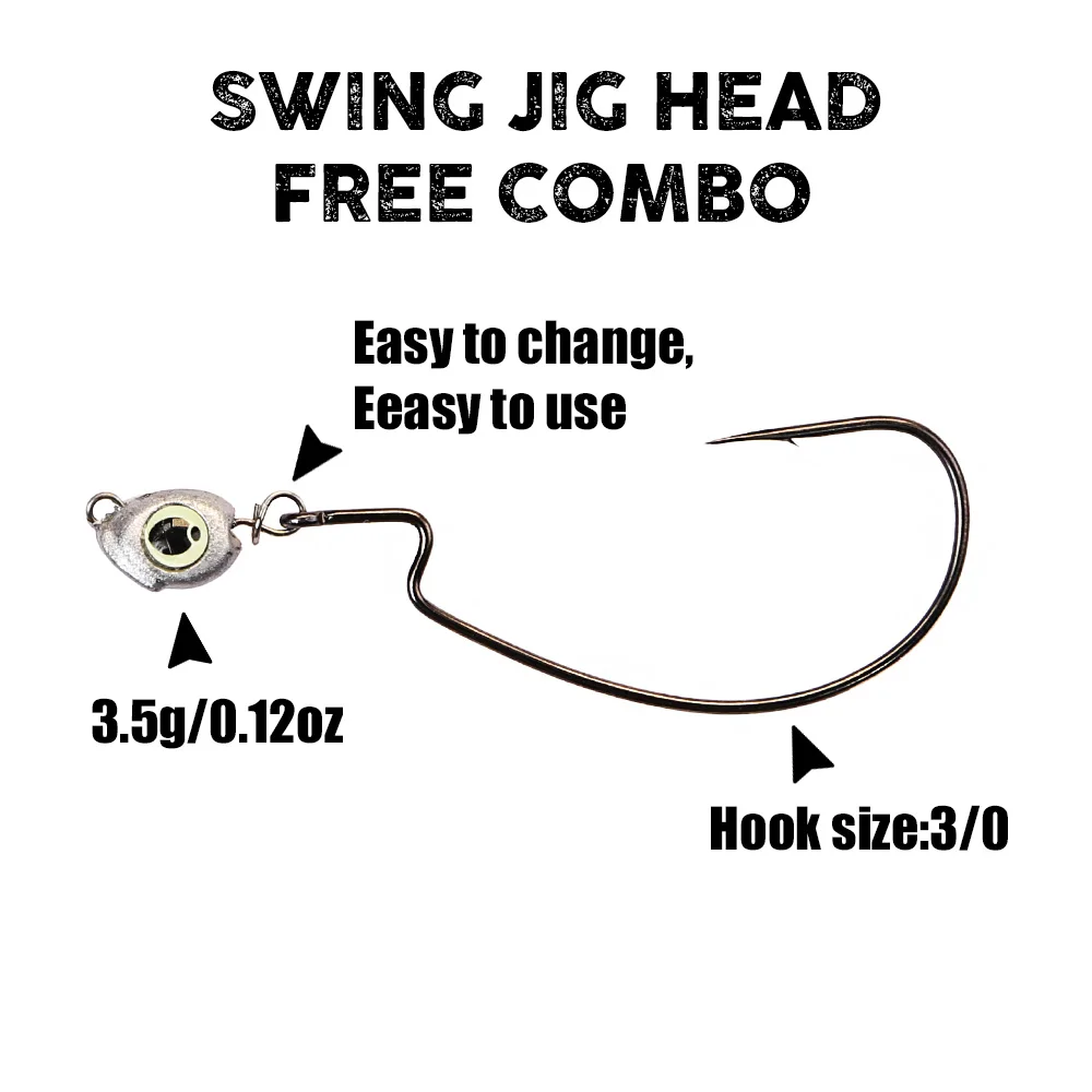 B&U Swing Jig head cheburashka - đánh giá và giá Fishing Lure Jig