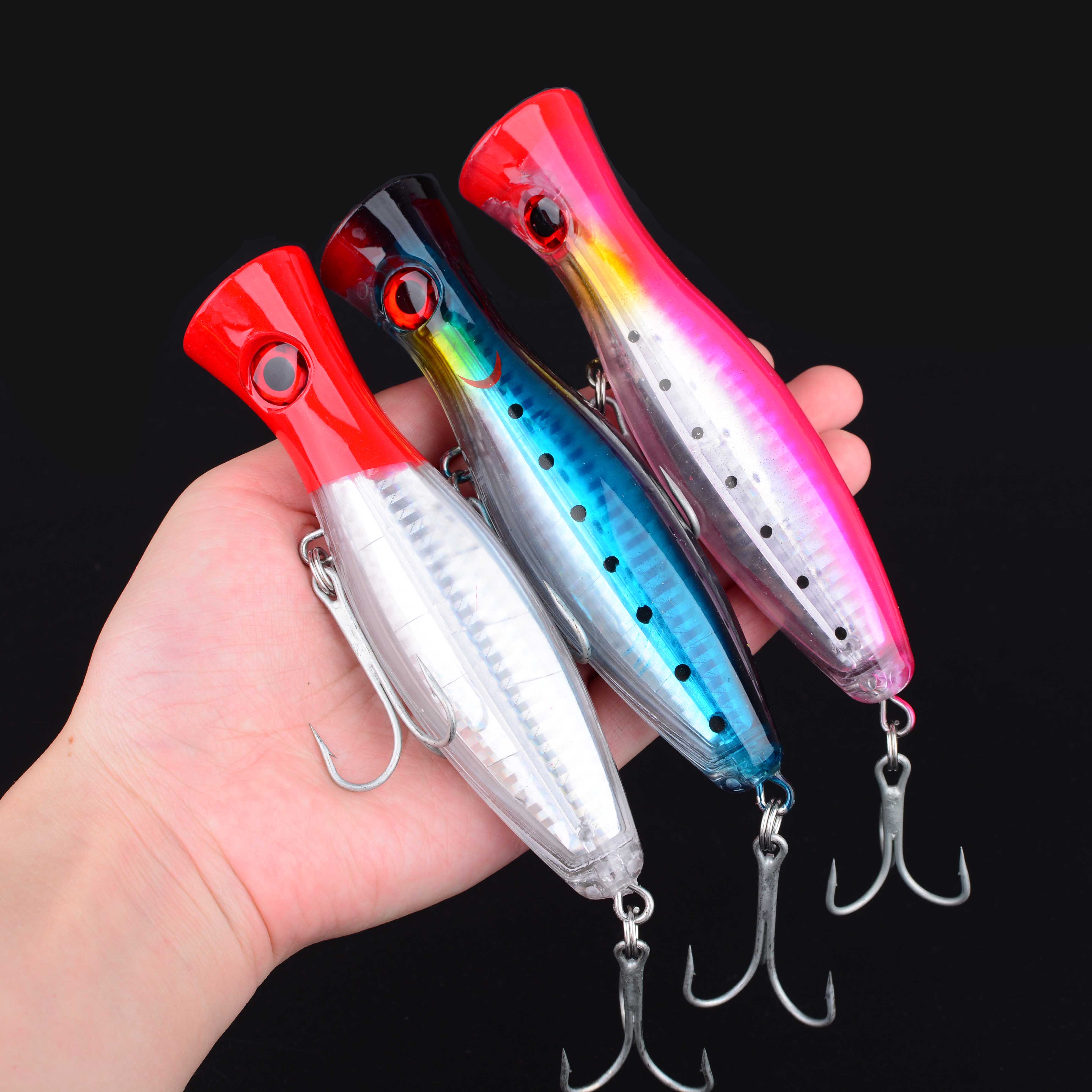 1pc 13CM 42g Big Popper Floati - đánh giá và giá Fishing Lure Popper